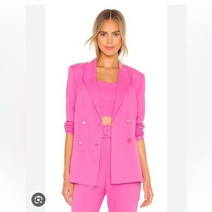 BARDOT PINK DOUBLE BREASTED BLAZER  - never worn with tags